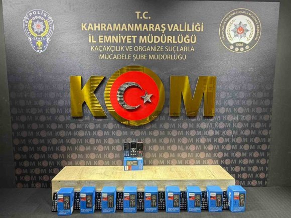 KAHRAMANMARAŞ’TA KAÇAK TELEFON VE SİGARA OPERASYONU
