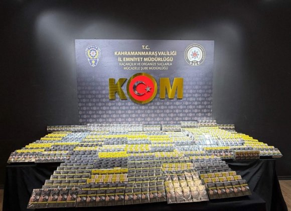 KAHRAMANMARAŞ’TA KAÇAK TELEFON VE SİGARA OPERASYONU