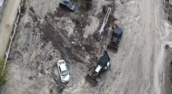 KADİRLİ’DE SELİN BİLANÇOSU HAVADAN GÖRÜNTÜLENDİ