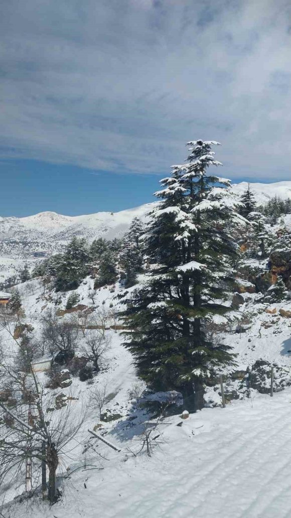 KAHRAMANMARAŞ’IN YÜKSEK KESİMLERİNDE KAR ETKİLİ OLDU