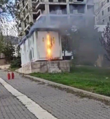 KAHRAMANMARAŞ’TA TRAFODA YANGINI PANİĞİ