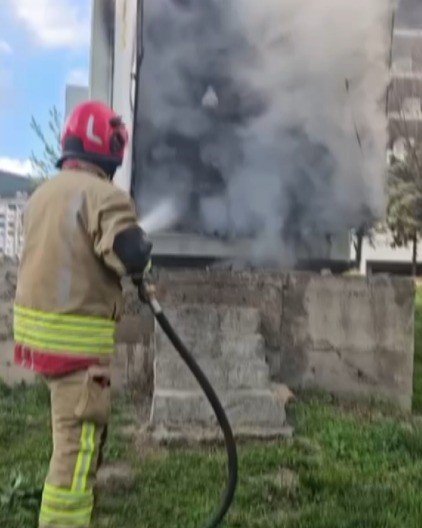 KAHRAMANMARAŞ’TA TRAFODA YANGINI PANİĞİ