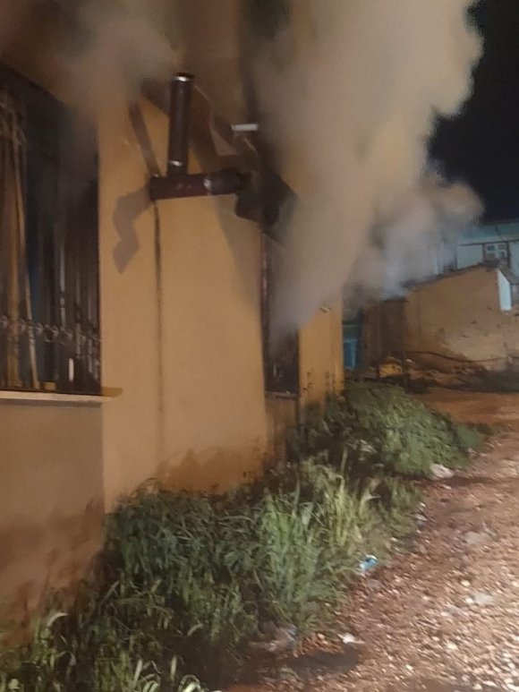 ALRINÖZÜ’DE EV YANGINI