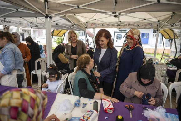 MERSİN’DE ‘EVİMİZ ATÖLYE’ İLE KADINLAR ÜRETİME KATILIYOR