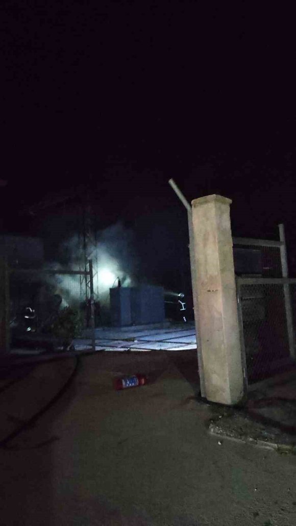 EĞİRDİR’DE TRAFO YANGINI KORKUTTU