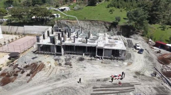 VALİ MASATLI BELEN’DE OKUL İNŞAATINI İNCELEDİ