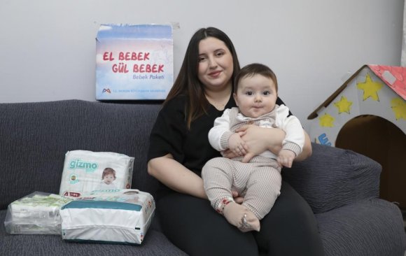 MERSİN BÜYÜKŞEHİR BELEDİYESİNDEN BEBEKLİ AİLELERE AYLIK DESTEK