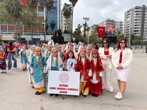 ADANA’DA 23 NİSAN ULUSAL EGEMENLİK VE ÇOCUK BAYRAMI COŞKUYLA KUTLANDI