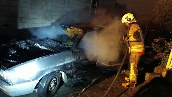 DÖRTYOL’DA OTOMOBİL YANGINI