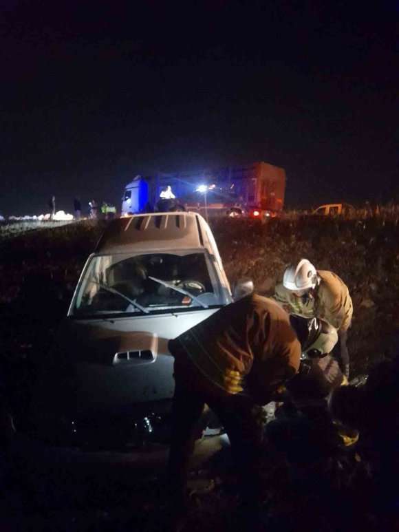 ERZİN’DE TRAFİK KAZASI: 1 YARALI