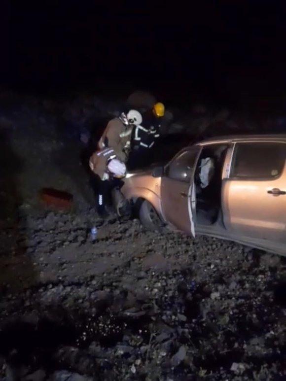 ERZİN’DE TRAFİK KAZASI: 1 YARALI