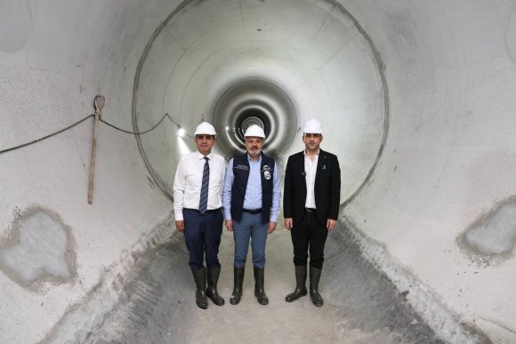 BAŞKAN ÖNTÜRK, TÜRKİYE’NİN EN BÜYÜK ATIK SU TÜNELİ PROJESİNİ İNCELEDİ