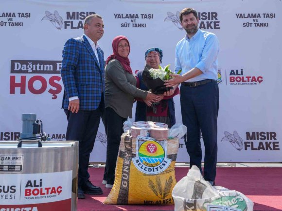 TARSUS BELEDİYESİNDEN ÜRETİCİYE DESTEK BÜYÜYOR