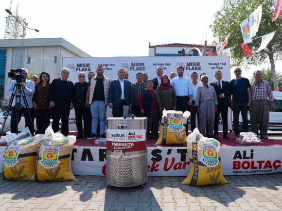 TARSUS BELEDİYESİNDEN ÜRETİCİYE DESTEK BÜYÜYOR
