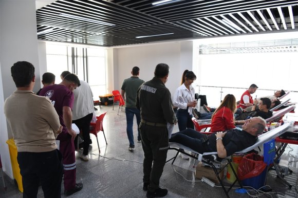 ORMAN PERSONELİNDEN KAN BAĞIŞINA DESTEK
