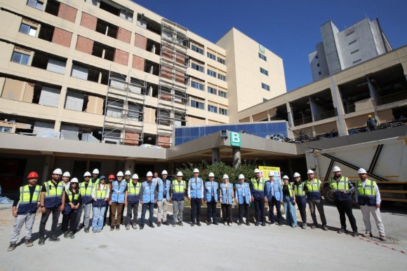 AKDENİZ ÜNİVERSİTESİ HASTANESİ YENİ İNŞAATI YÜZDE 30 TAMAMLANDI