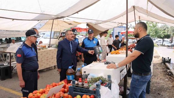AKDENİZ ZABITASINDAN PAZARLARDA SIKI DENETİM