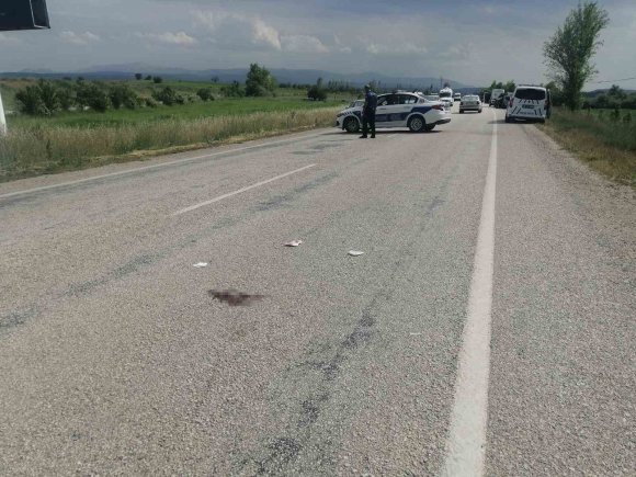 ISPARTA’DA MOTOSİKLET KAZASI: 1 AĞIR YARALI