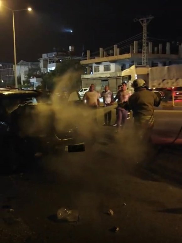BELEN’DE OTOMOBİL YANGINI