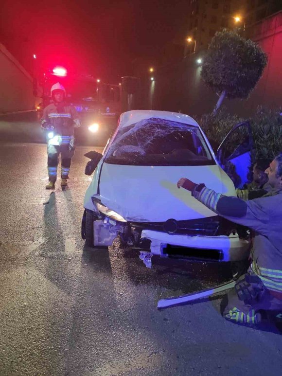 İSKENDERUN’DA TRAFİK KAZASI: 1 YARALI