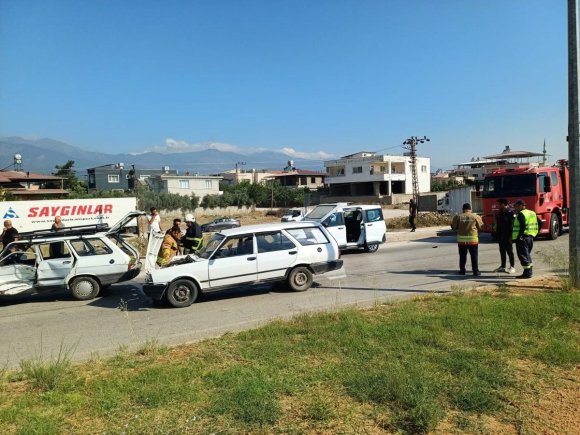 HASSA’DA TRAFİK KAZASI: 1 YARALI
