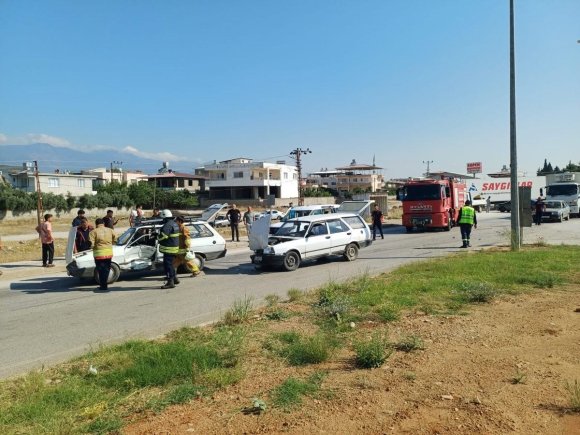 HASSA’DA TRAFİK KAZASI: 1 YARALI