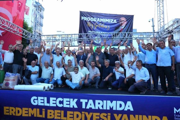 ERDEMLİ BELEDİYESİNDEN ÜRETİCİLERE ÖNEMLİ DESTEK