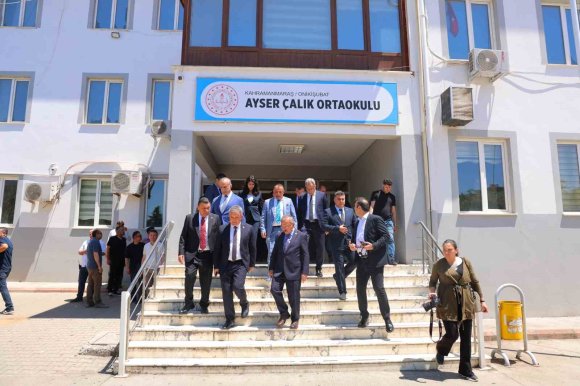 TBMM KOMİSYONU AYSER ÇALIK ORTAOKULU’NDA İNCELEMELERDE BULUNDU