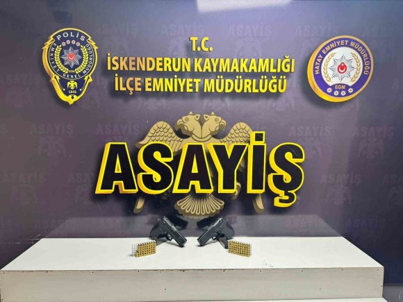 İSKENDERUN’DA EVİNDE SİLAH YAKALANAN ŞAHIS TUTUKLANDI