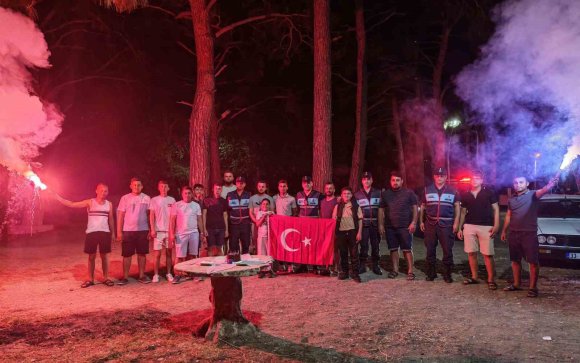 JANDARMA EKİPLERİNE KAVGA İHBARLI SÜRPRİZ KUTLAMA
