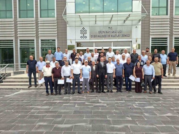 KAYMAKAM ÖZAYDIN, ERZİN’E VEDA ETTİ