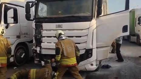 İSKENDERUN’DA TIR YANGINI