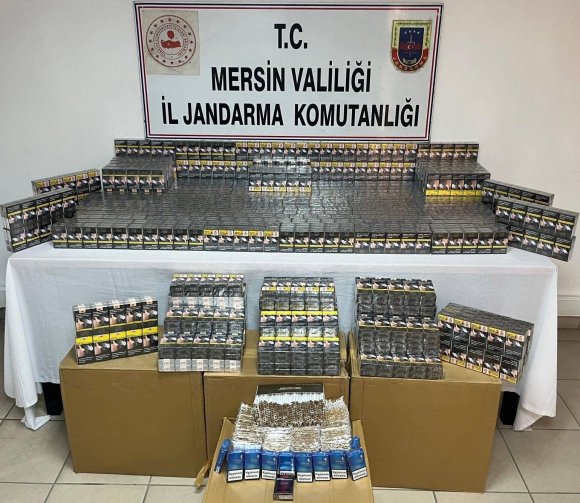 MERSİN’DE KAÇAK MAKARON OPERASYONU: 2 GÖZALTI