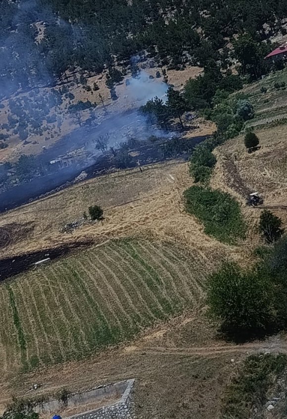 KAHRAMANMARAŞ’TA ORMAN YANGINI KONTROL ALTINA ALINDI