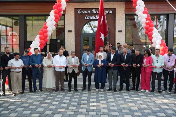 KOZAN’DA EMEKLİLERE ÖZEL SOSYAL TESİS HİZMETE AÇILDI