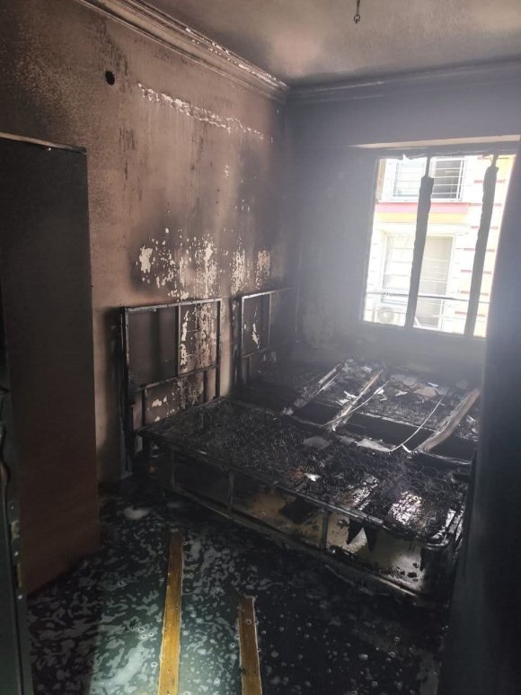 ANTAKYA’DA EV YANGINI
