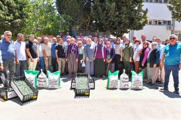 GÜLNARLI ÜRETİCİLERE FİDE, EKİPMAN VE SULAMA DESTEĞİ