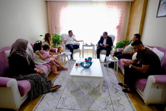 BAŞKAN DAL’DAN 15 TEMMUZ ŞEHİDİNİN AİLESİNE ZİYARET