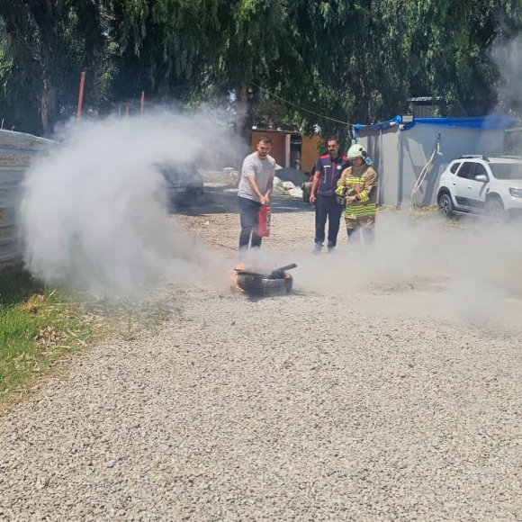 HATAY ARKEOLOJİ MÜZESİ’NDE YANGIN EĞİTİMİ VE TATBİKATI GERÇEKLEŞTİRİLDİ