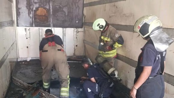DÖRTYOL’DA İŞ YERİNDE ÇIKAN YANGIN KONTROL ALTINA ALINDI