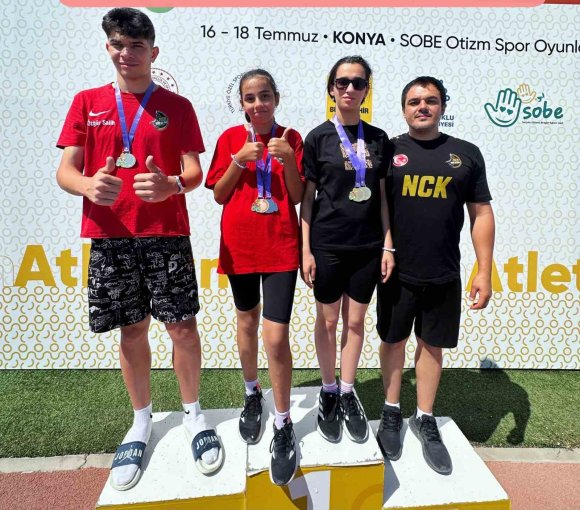 OSMANİYELİ ÖZEL SPORCULAR, KONYA’DAN MADALYALARLA DÖNDÜ
