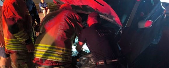 SAMANDAĞ’DA TRAFİK KAZASI: 1 YARALI