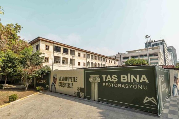 MERSİN’İN TARİHİ TAŞ BİNASI KENT MÜZESİNE DÖNÜŞÜYOR