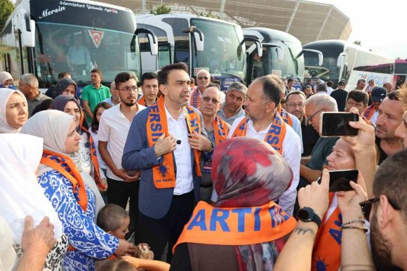 AK PARTİ MERSİN TEŞKİLATI 25. YIL BULUŞMASI İÇİN ANKARA YOLUNDA