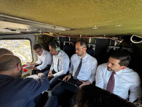 HATAY’DA İHYA VE İNŞA ÇALIŞMALARI HAVADAN İNCELENDİ