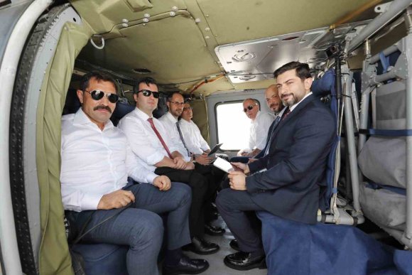 HATAY’DA İHYA VE İNŞA ÇALIŞMALARI HAVADAN İNCELENDİ