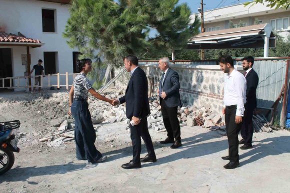 ERZİN MUSTAFALI CAMİİ’NDEKİ RESTORASYON ÇALIŞMALARI SÜRÜYOR
