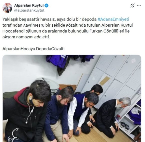 ’KUYTULCULAR’ ÜYELERİNDEN NAMAZDA ‘SELFİE’