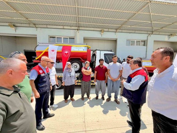 TARSUS’TA ÜRETİCİLERE EKİPMAN DESTEĞİ VE TEKNİK EĞİTİM