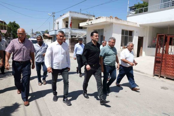 BEŞİKÇİ, HUZURKENT’TE 5 MAHALLE MUHTARI VE VATANDAŞLARLA BULUŞTU